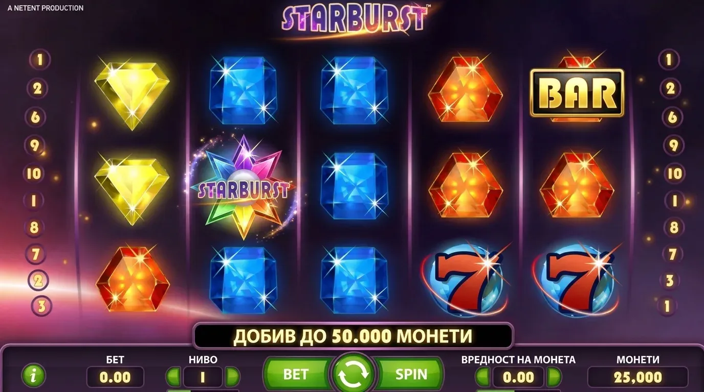 Starburst mk MK play