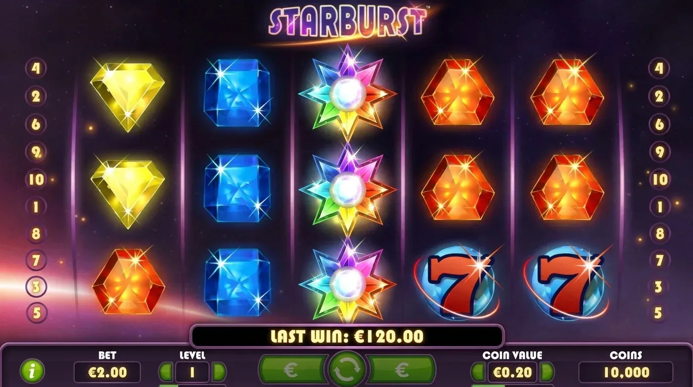 Starburst pt PT play