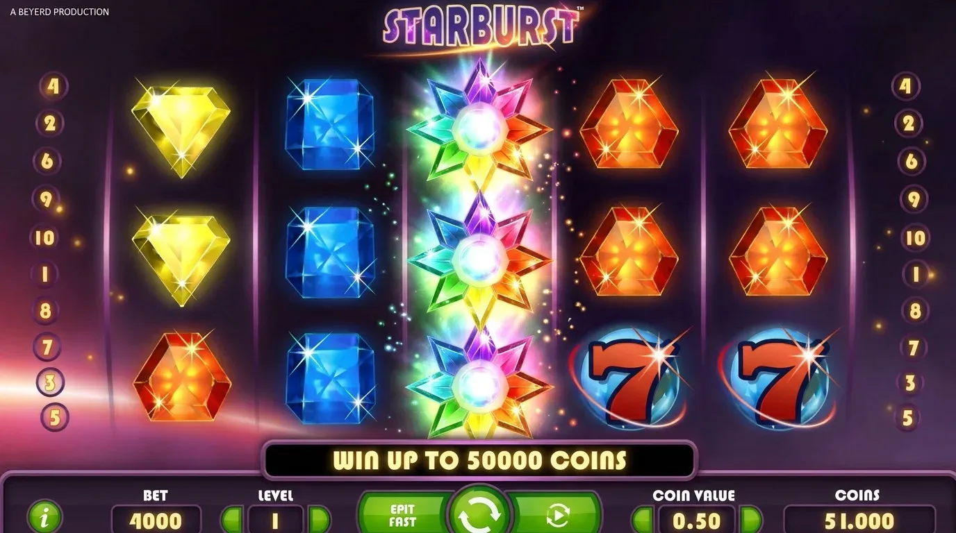 Starburst sq AL play